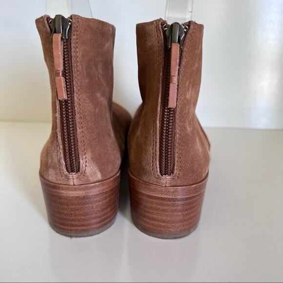 Soludos Venetian Brown Suede Booties - Picture 8 of 11